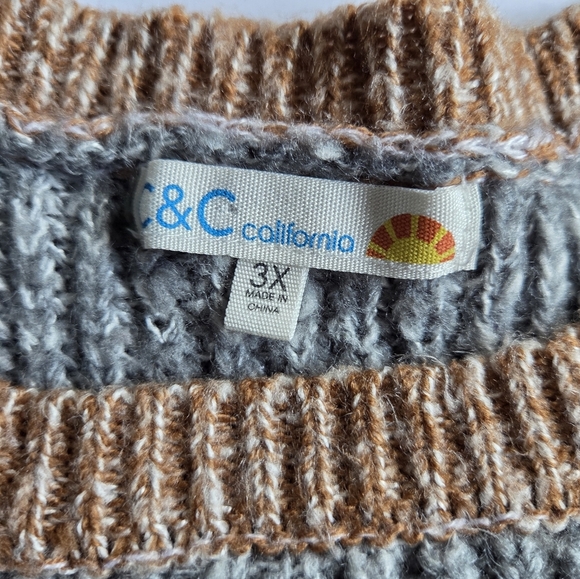 C&C California Striped Sweater. - Picture 3 of 7
